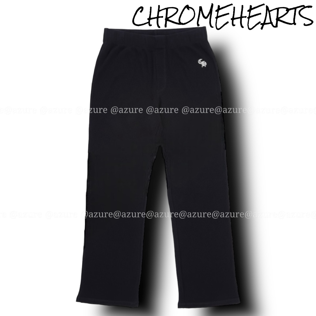 直営インボイス無修正♪CH◆CH ロゴ入り Black スウェットパンツ