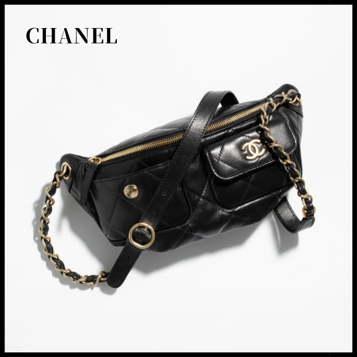 【24AW新作 ポケットにCCロゴ クール】CHANEL ウエスト バッグ