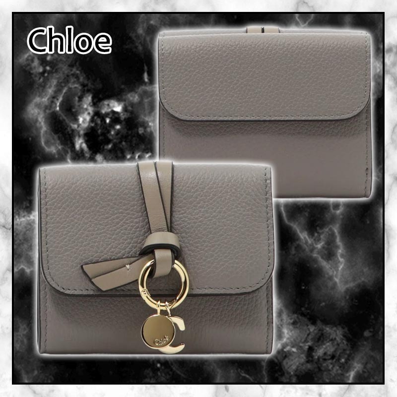 ◆Chloe 24SS◆ アルファベット ウォレット / Cashmeregrey ◆