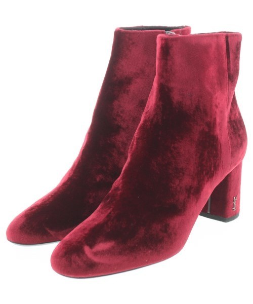 SAINT LAURENT PARIS ブーツ 赤系 2137123N0075