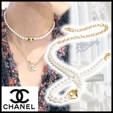 国内発送【可愛いハートがエレガント】CHANEL ネックレス ハート CHANEL(シャネル) ネックレス・ペンダント(レディース