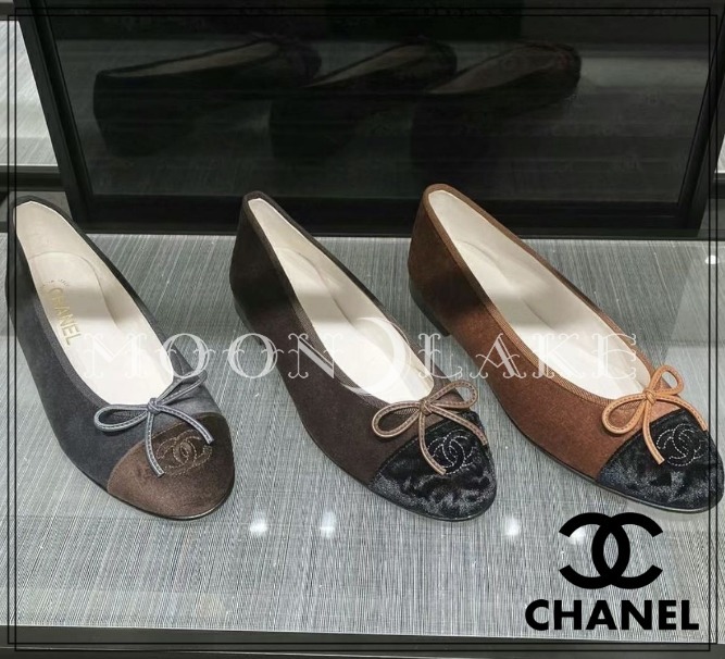 《24A★》CHANEL バレリーナ ベルベット