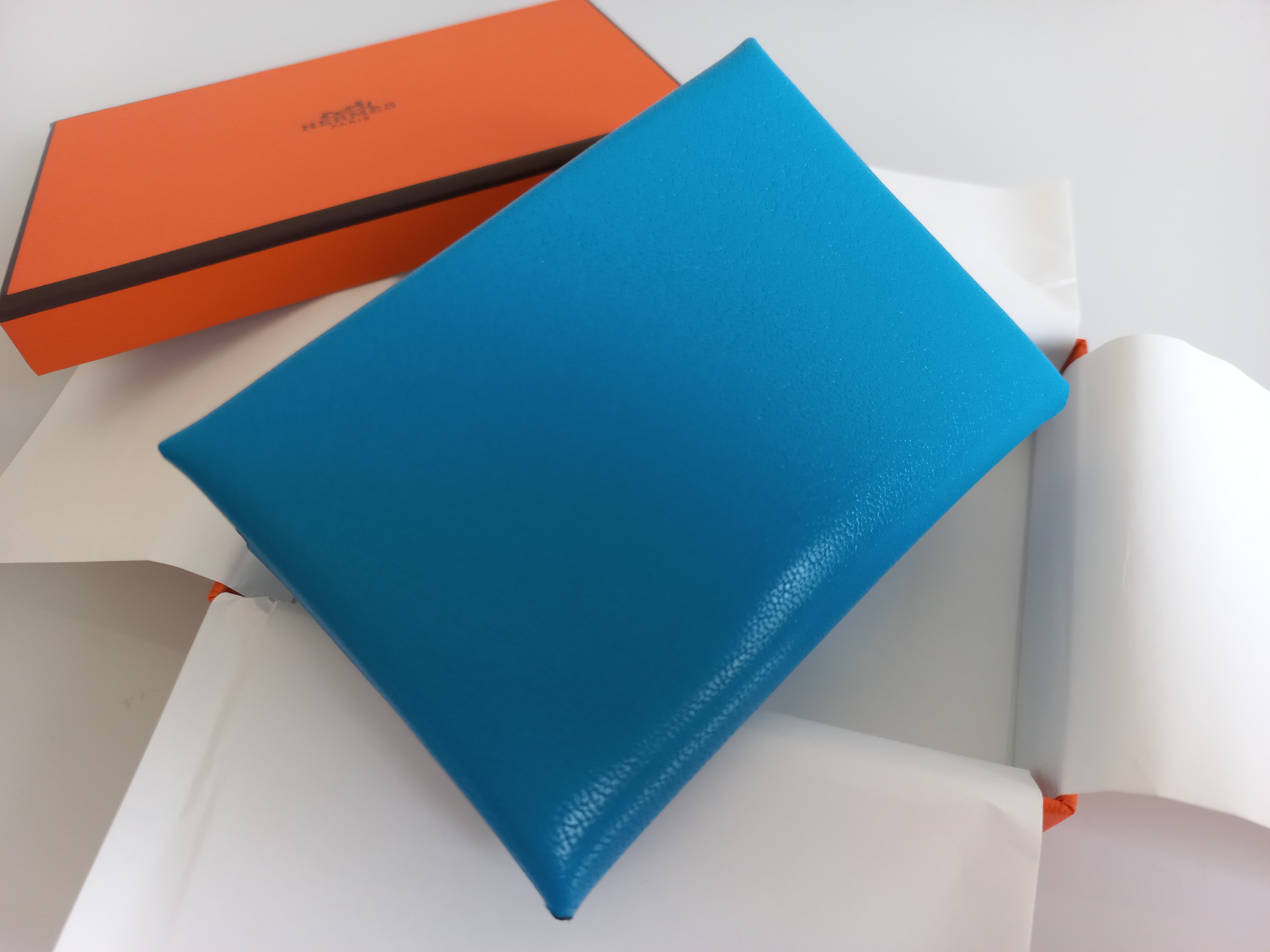 ☆HERMES☆入手困難☆上品Calvi Card&Coinケース/Chamkilaレザー