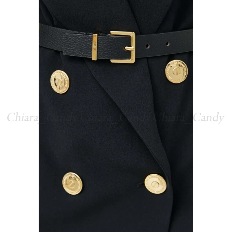 【24SS NEW】ELISABETTA FRANCHI / ベルト付きコートドレス /2色 24SS NEW】ELISABETTA FRANCHI / ベルト付きコートドレス /2色