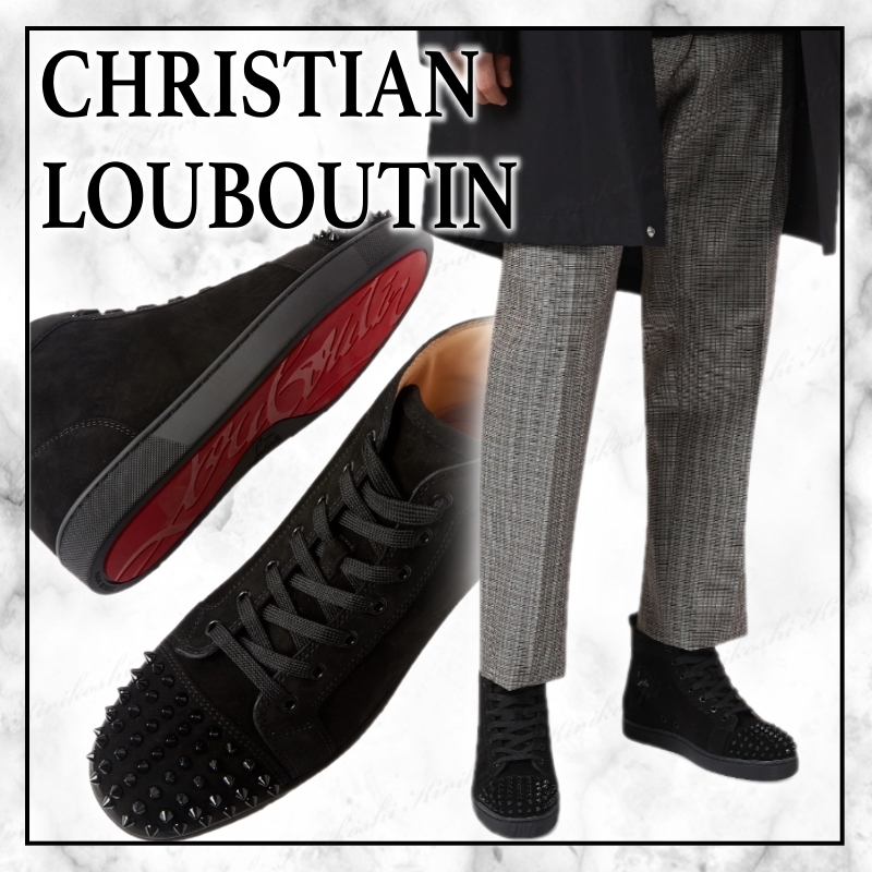 ◆CHRISTIAN LOUBOUTIN◆ルイ スパイク ハイトップ スニーカー◆
