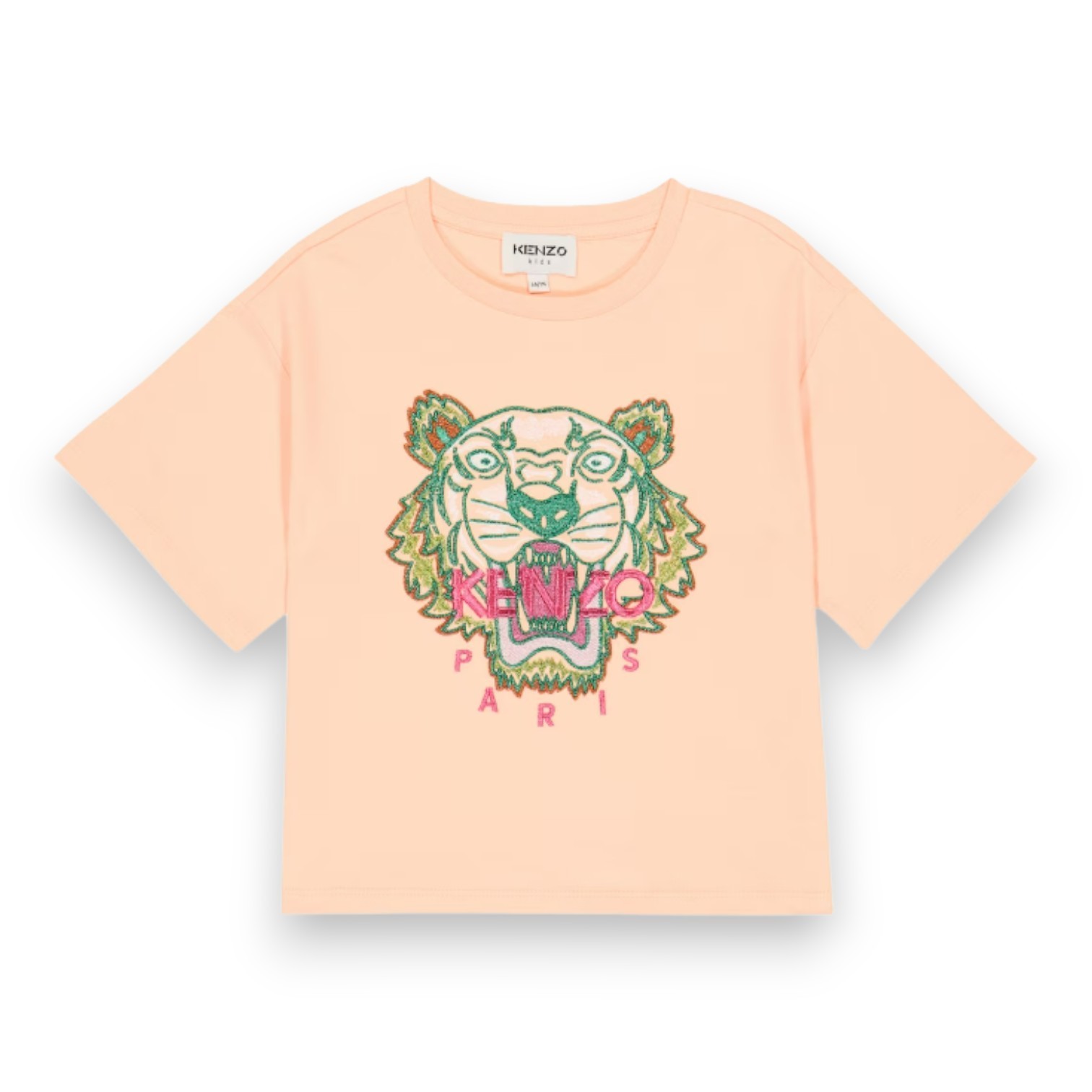 KENZO☆関税込☆ヴェルディ ロゴ コットンジャージー Tシャツ 大人もOK】KENZO ロゴコットンジャージーTシャツ 関税送料