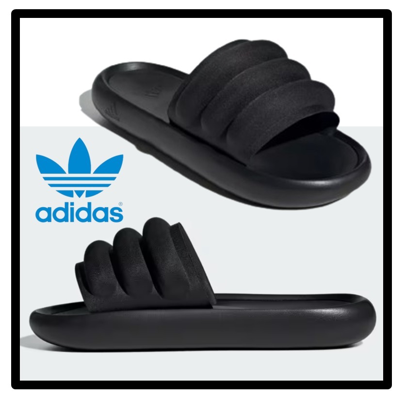 ★関税込★adidas★ADILETTE ZPLAASH SLIDES★22.5-29.5cm BLACK