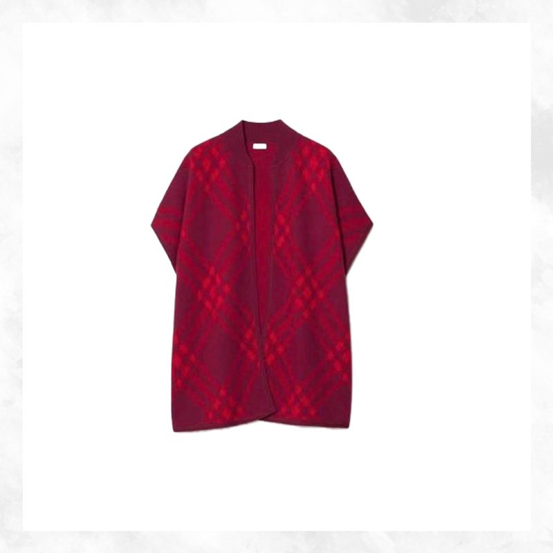 【BURBERRY】 バーバリー 3BAR CHECK CARLY CAPE