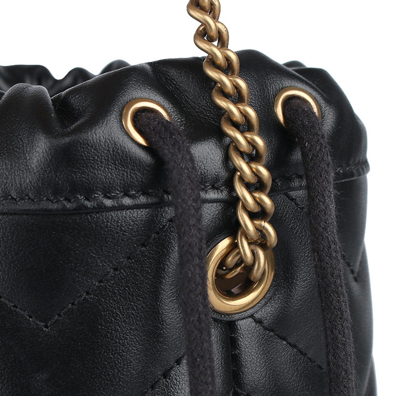 ★送料関税込★GUCCI グッチ GGマーモント ミニ バケットバッグ ☆送料関税込☆GUCCI グッチ GGマーモント ミニ バケットバッグ