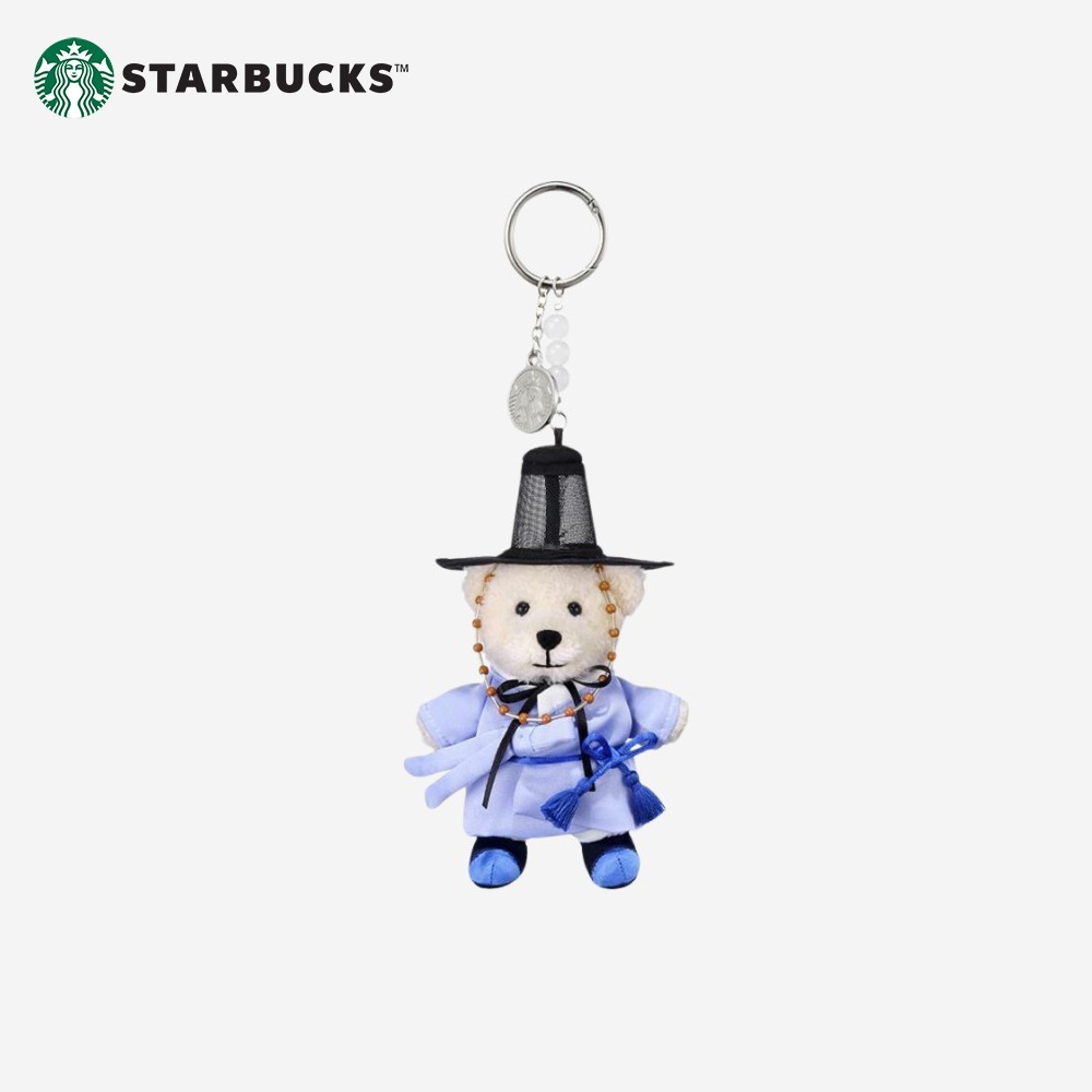 韓国スタバ【Starbucks】HOJAKDO★HANBOK Bearista Key Chain