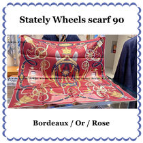 大人気♪＊【HERMES】Stately Wheels スカーフ 90 (HERMES