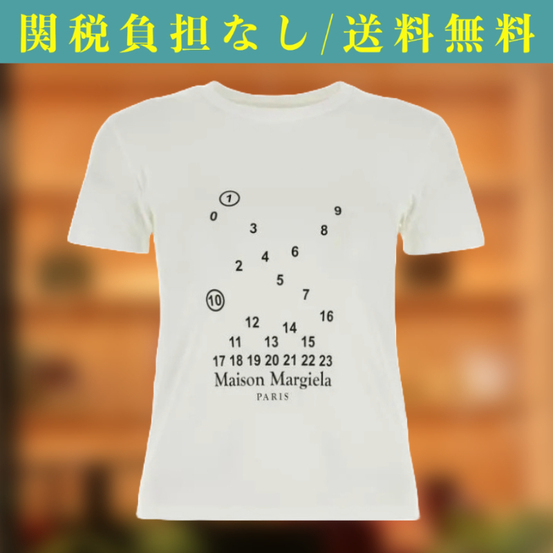 関税負担なし☆Maison Margiela ロゴ T シャツ