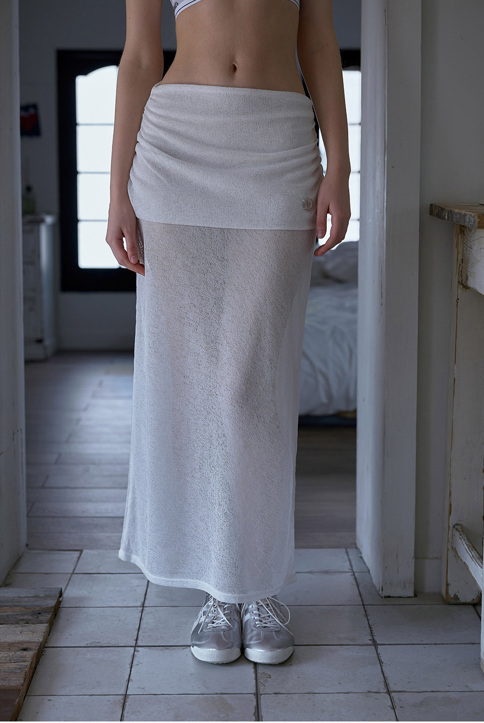 ★Rose Frantz★ See-through Layered Long Skirt (2色) ☆Rose Frantz☆ See-through Layered Long Skirt (2色) (Rose