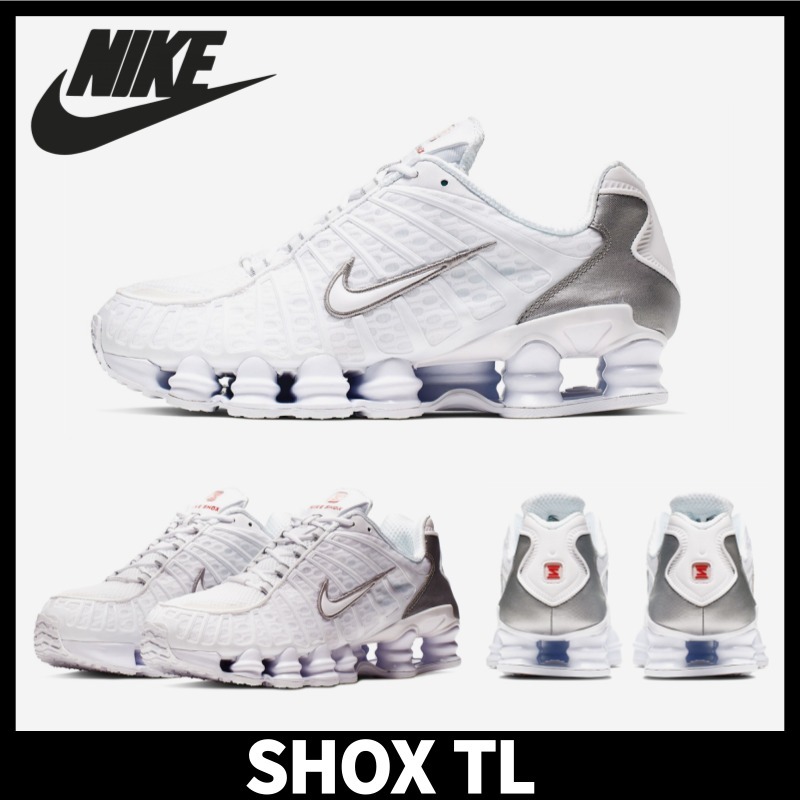 【ナイキ】SHOX TL WHITE/ MAX ORANGE ★送料・関税込★
