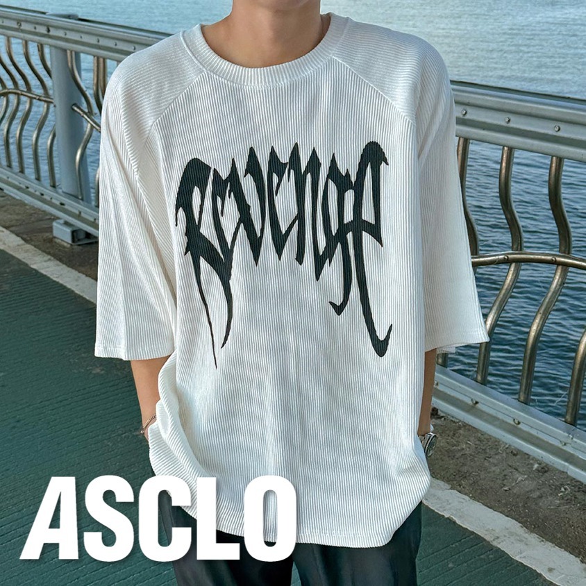 Tシャツ・カットソー ASCLO Revenge Raglan Short Sleeve T Shirt (2color)