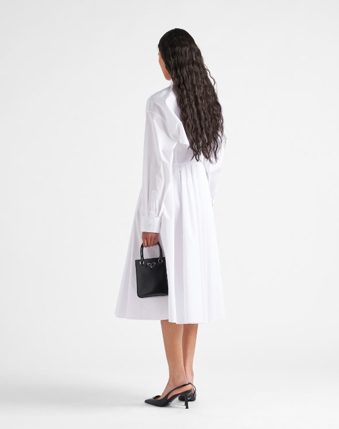 《送料無料》 PRADA Poplin dress