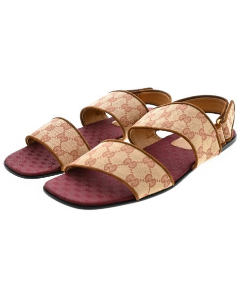 GUCCI グッチ サンダル ベージュ系(総柄) 4103623D0118