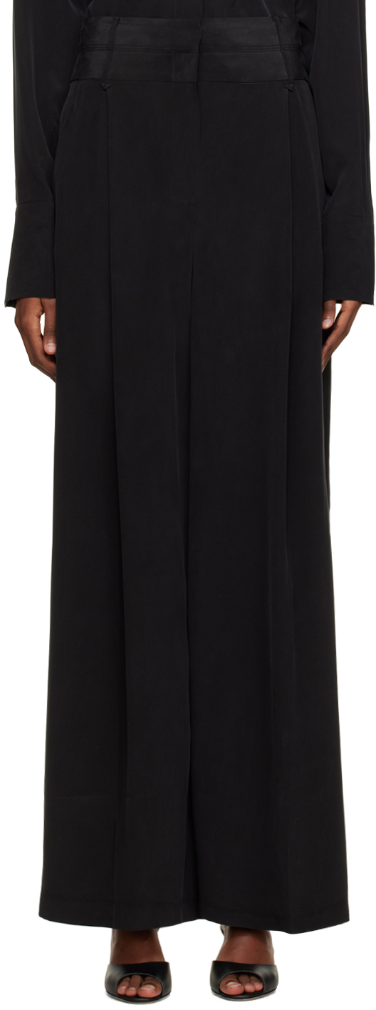 Jil Sander ハイライズ ワイドレッグ パンツ 関税送料込 ボトムス