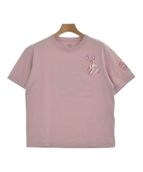 HERMES エルメス Tシャツ・カットソー ピンク 4103523O0094