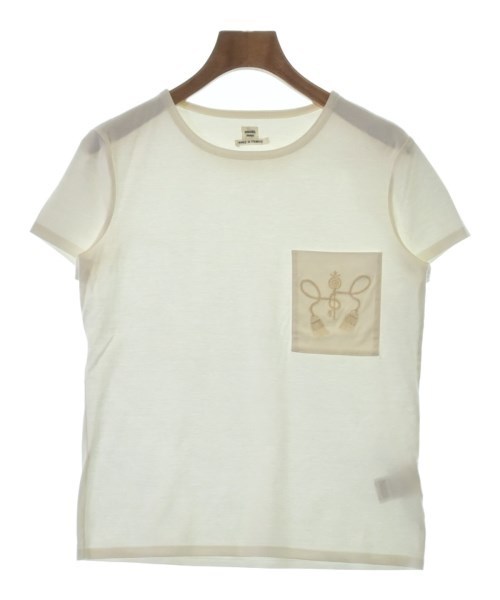 HERMES エルメス Tシャツ・カットソー アイボリー 4103523O0112