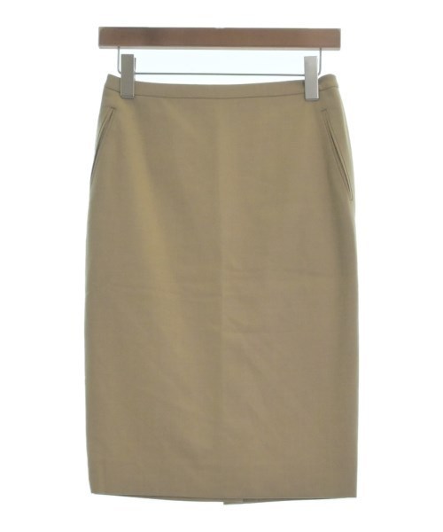 HERMES エルメス ひざ丈スカート ベージュ 4103524F0001