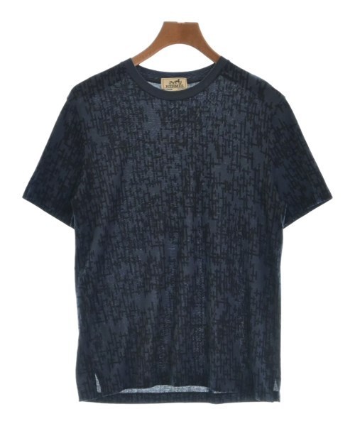 HERMES エルメス Tシャツ・カットソー 紺(総柄) S 4103524F0014