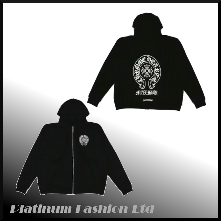 送料込【Chrome Hearts】マリブ 限定ホースシュージップパーカー