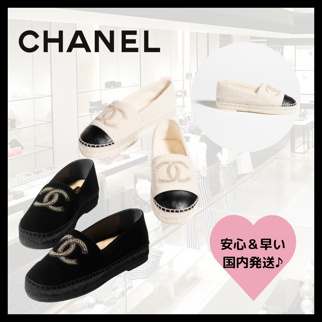 可愛いのに歩きやすい！【CHANEL】エスパドリーユ
