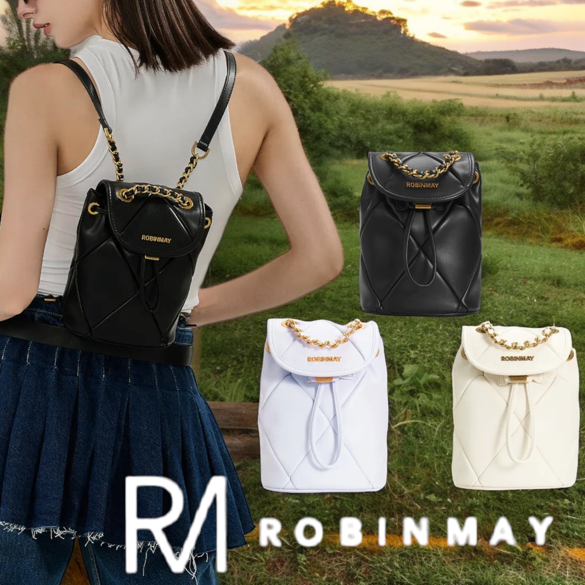 ROBINMAY◆ロビンメイ リュック 佩樂洛後背包 D113◆送料込