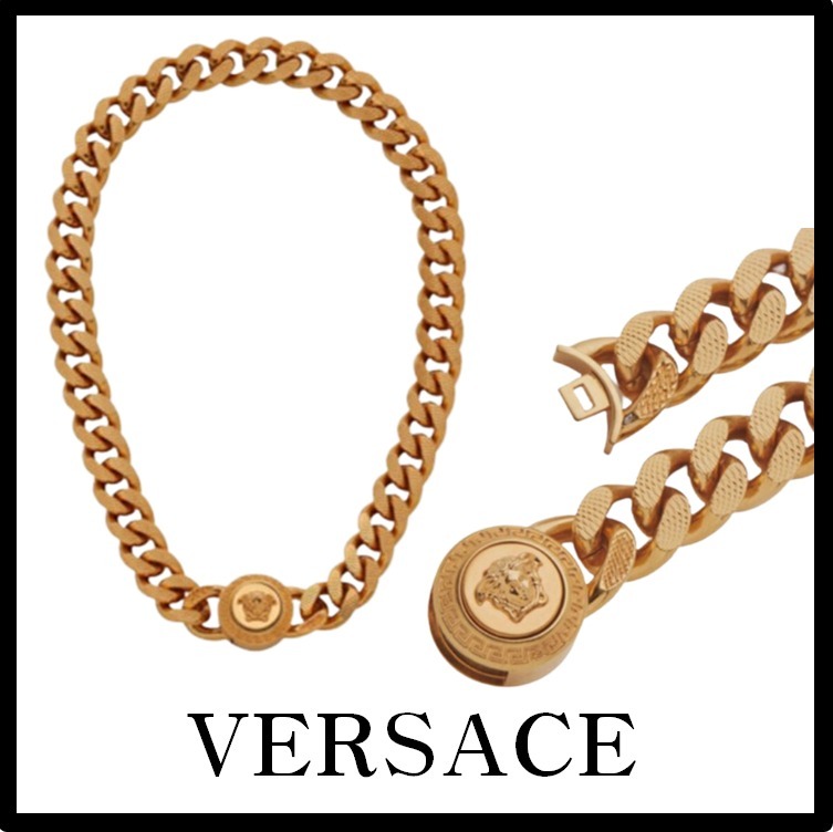 ★関税込★VERSACE★メドゥーサ チェーン ゴールドネックレス★