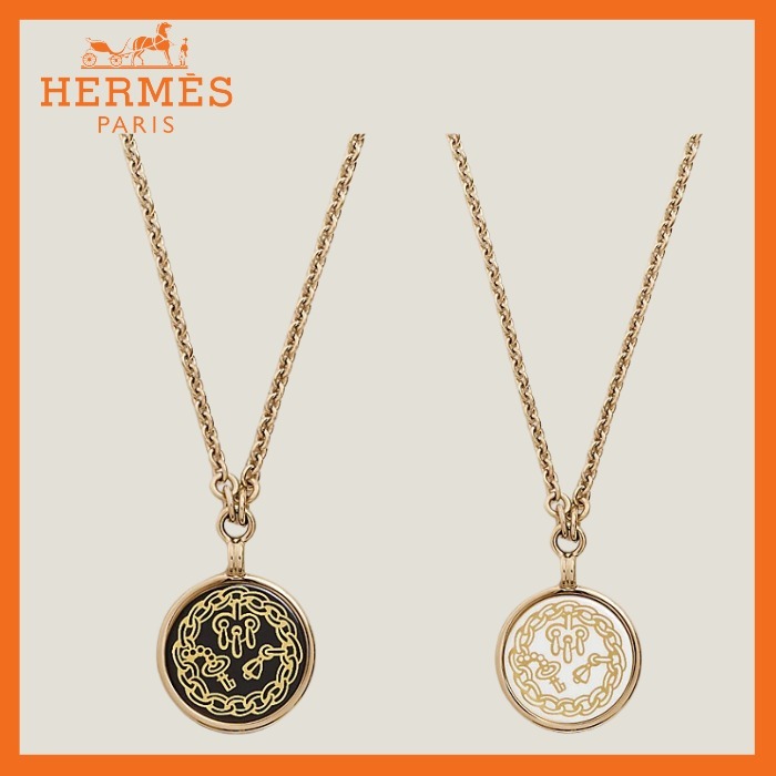 上品なデザイン♡【HERMES】メダイユPMネックレス