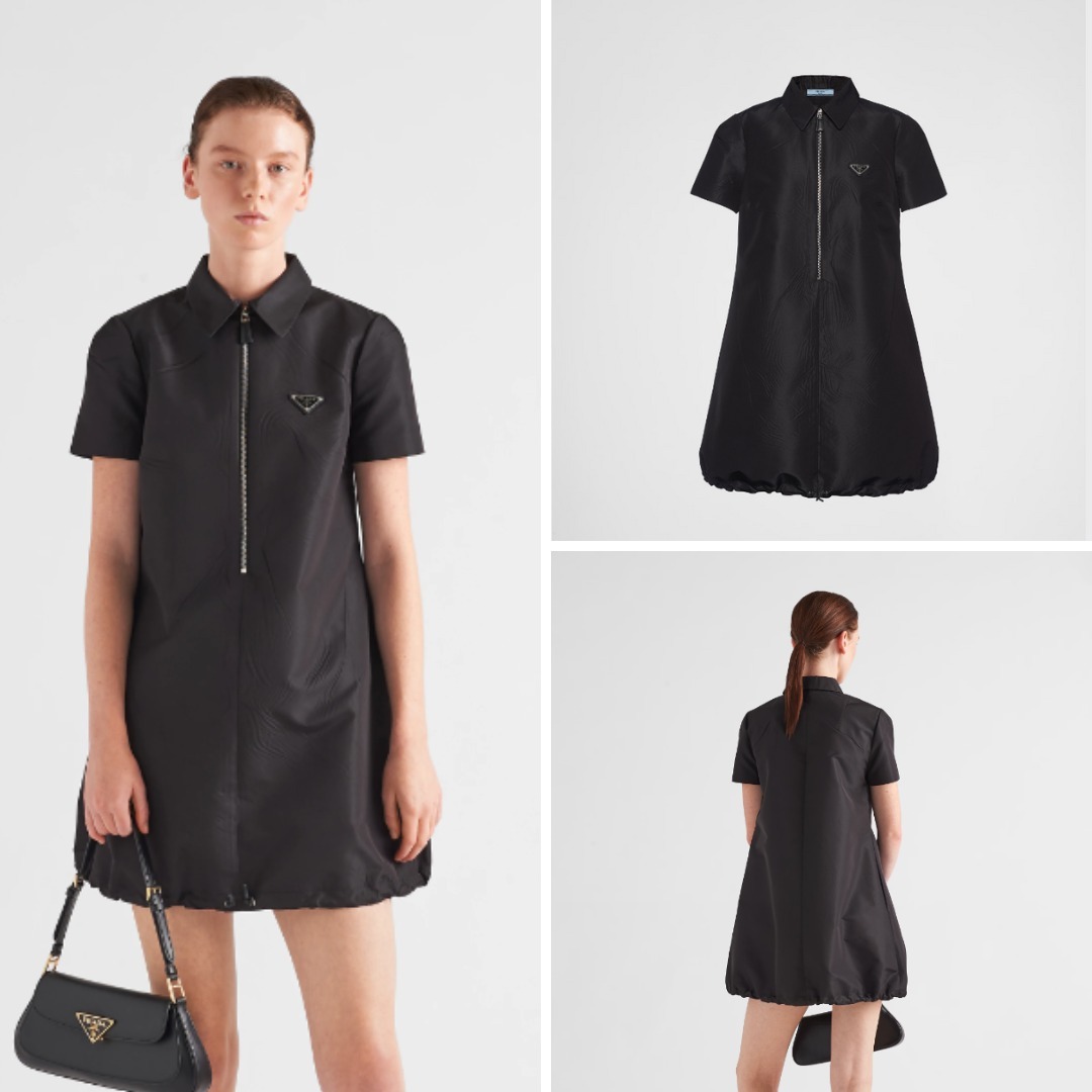 《送料無料》 PRADA Faille minidress