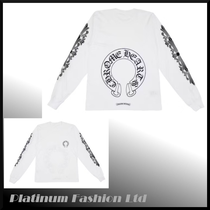 希少◆送料込【Chrome Hearts】floralホースシュー long t-shirt