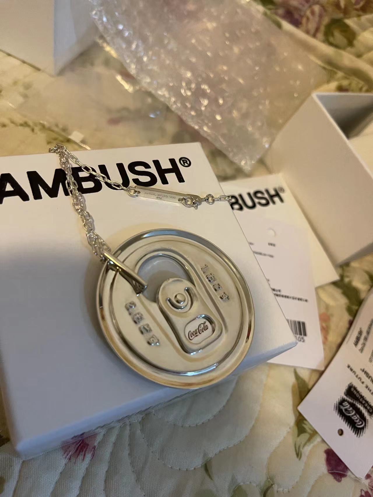 アンブッシュ Ambush x Coca-Cola Y3000 ネックレス シルバー