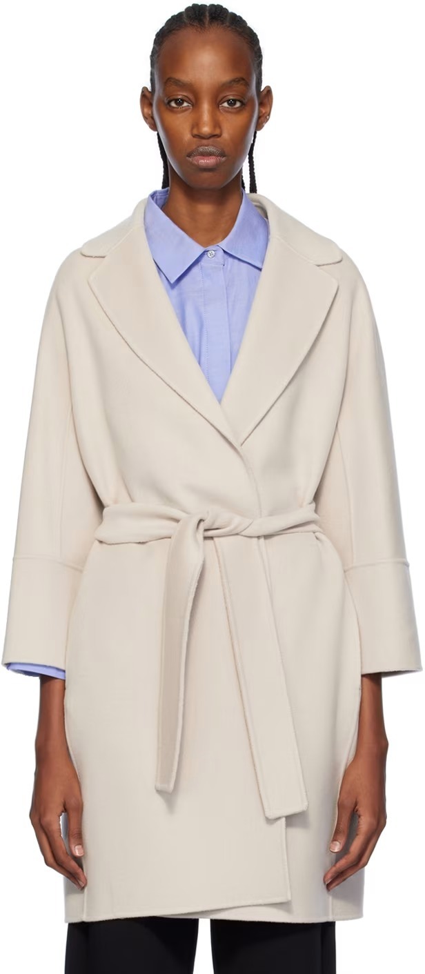 《送料無料》MAX MARA Short coat in double wool ARONA