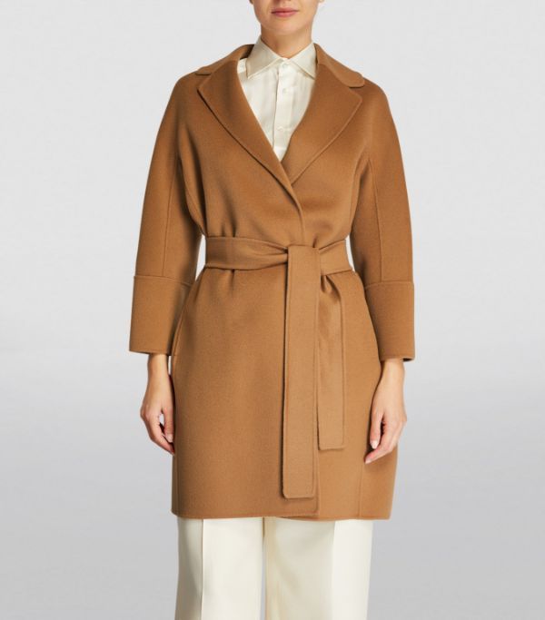《送料無料》MAX MARA Short coat in double wool ARONA