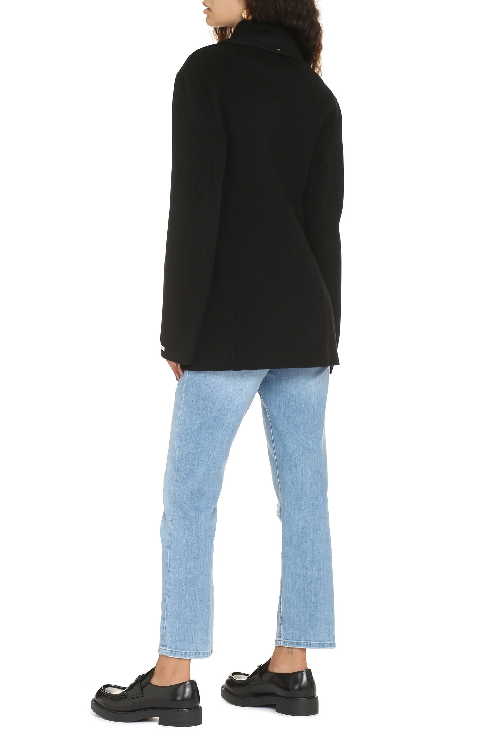 《送料無料》MAX MARA Double-breasted cocoon peacoat LIVORNO