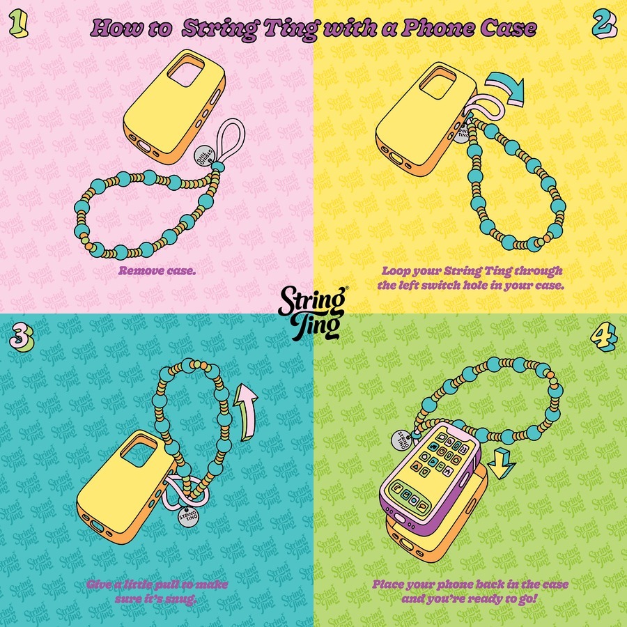String Ting》Chakra Ever After スマホストラップ 関送込
