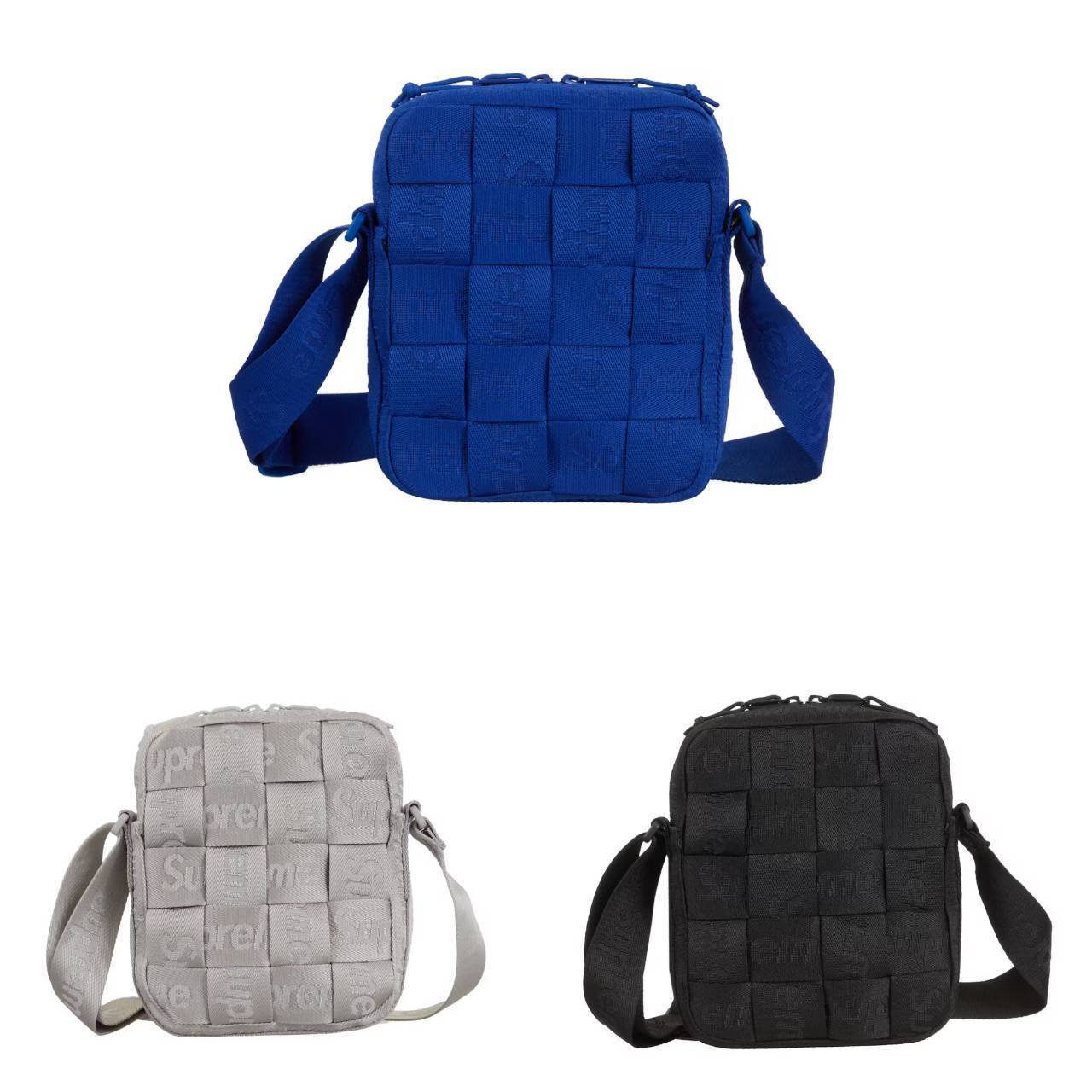 シュプリーム★編み編みショルダーバッグ★Woven Shoulder