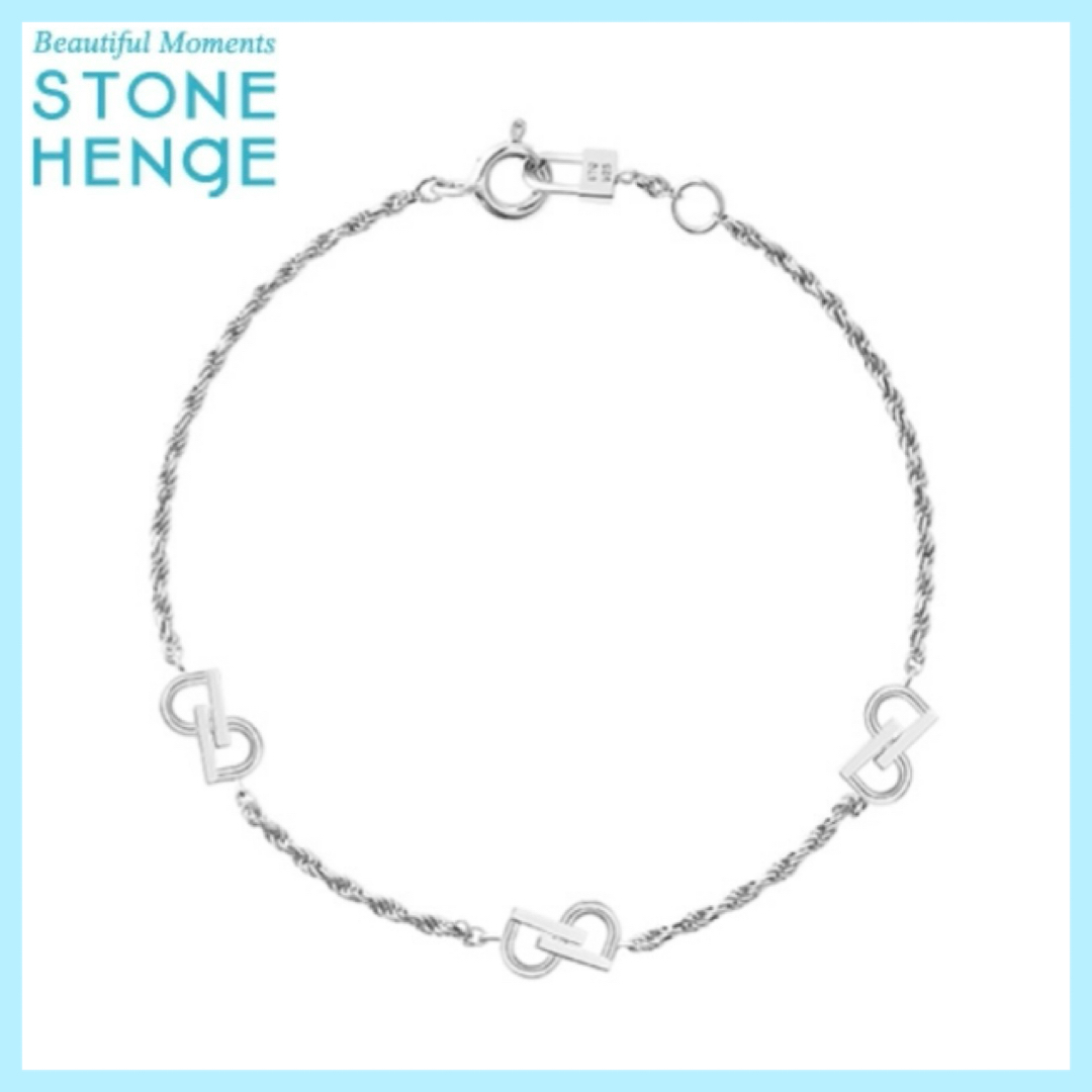 ☆STONE HENgE☆ SHe Silver 925 ホワイトゴールド ブレスレット