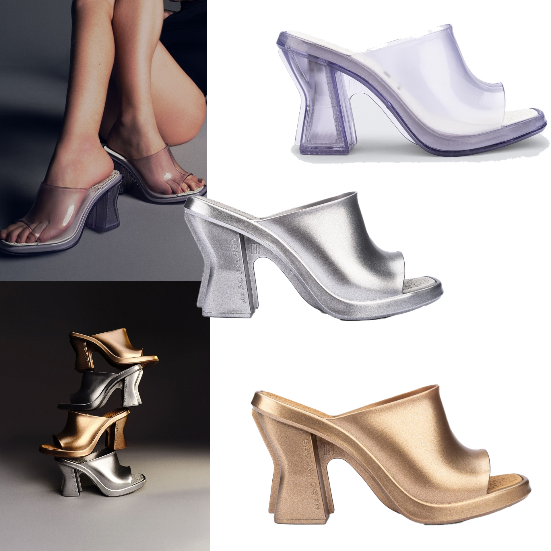 Melissa + Marc Jacobsコラボ・Muleミュールサンダル 雨の日に◎