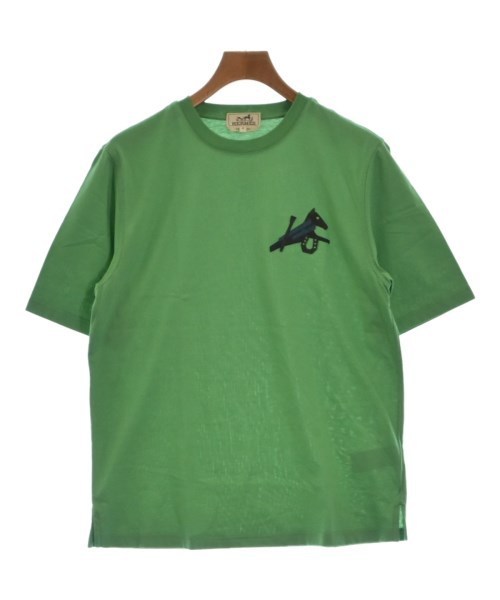 HERMES エルメス Tシャツ・カットソー 緑 XS 4103524F0011