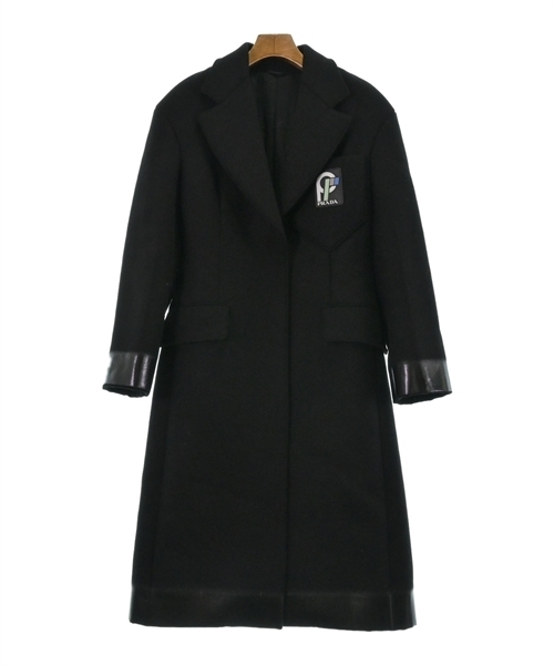 PRADA プラダ チェスターコート 黒 36(XS位) 4103724Y0216