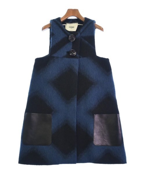FENDI フェンディ コート（その他） 紺x黒 4103824Y0039