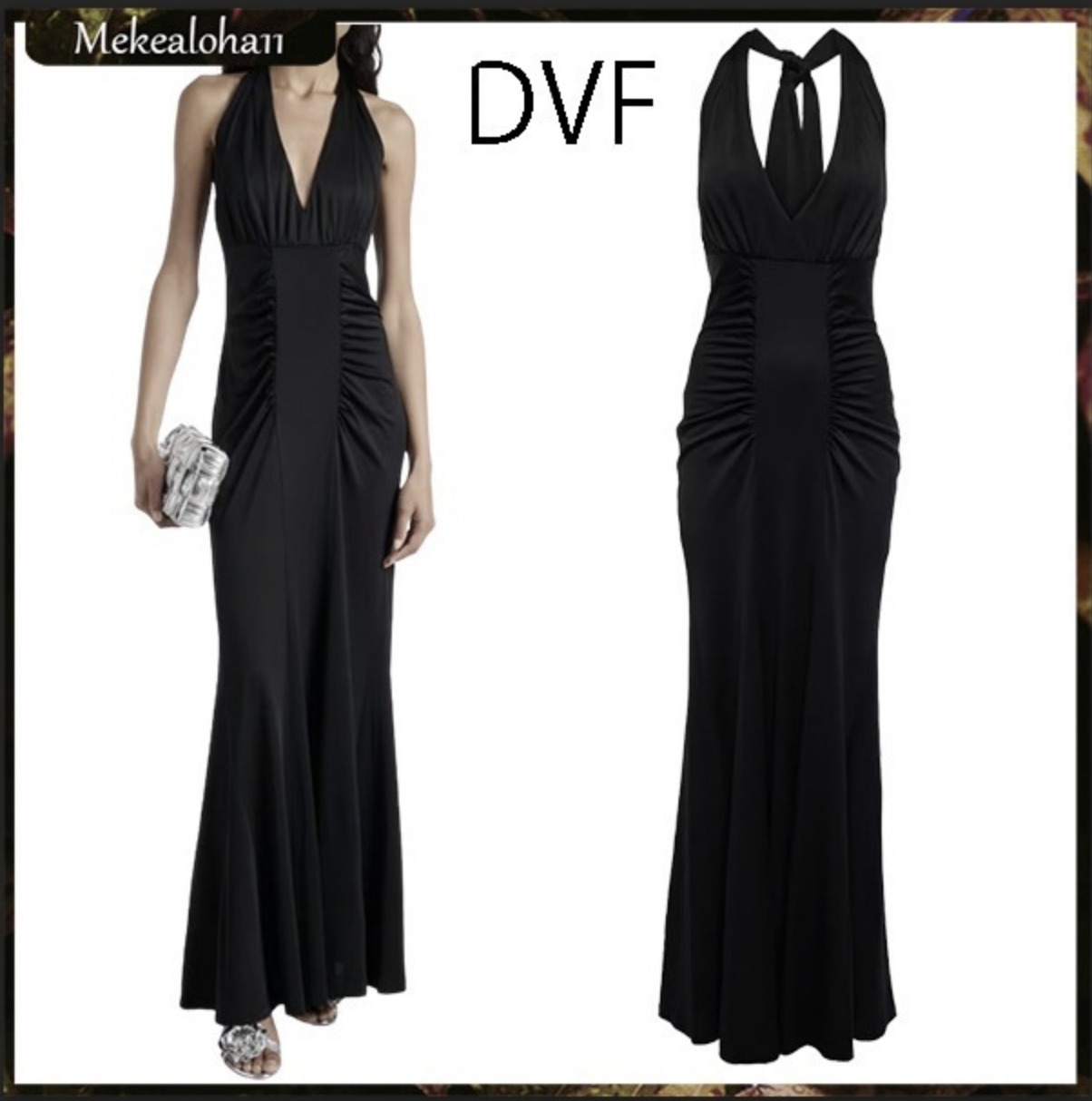 DVF☆マカイラ ギャザージャージーマキシドレス