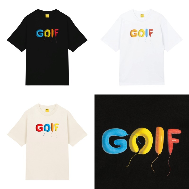 【ユニセックス】GOLF WANG/HELIUM ロゴTシャツ