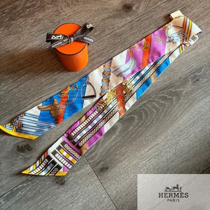 ツイリー パープル（紫）系 HERMES(エルメス) スカーフ