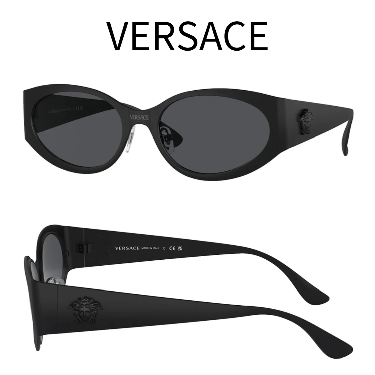 関税・送料込み＊VERSACE＊メデューサ オーバル サングラス