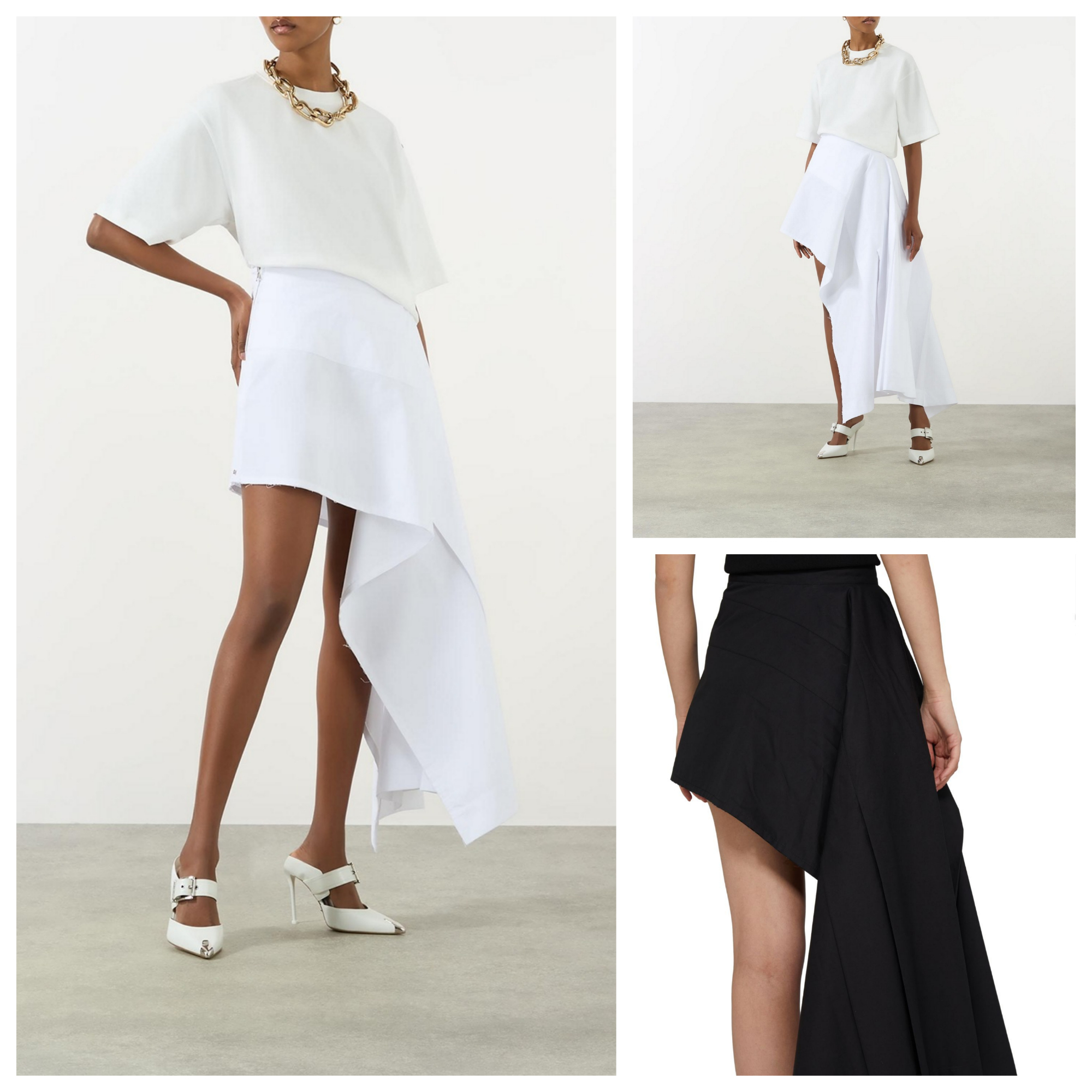 《送料無料》MAX MARA Short asymmetric skirt KARTAL
