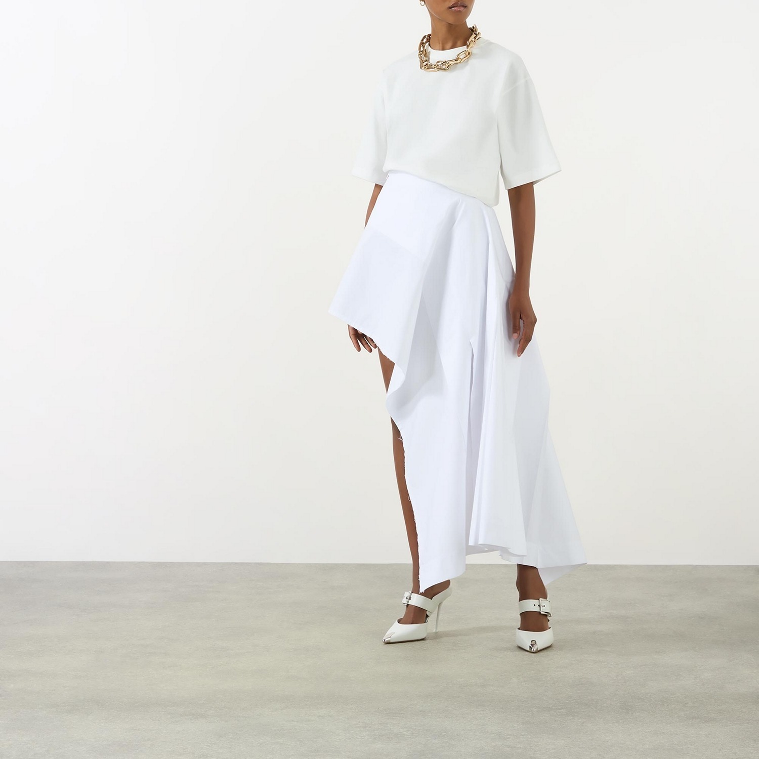 《送料無料》MAX MARA Short asymmetric skirt KARTAL